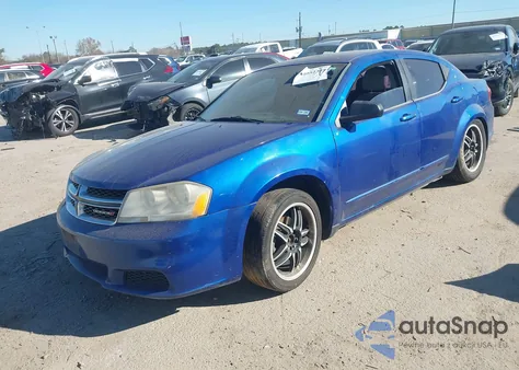 2012 Dodge Avenger Se z USA, uszkodzony, nr VIN 1C3CDZAG6CN310246